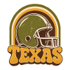 Texas Retro Football Helm