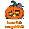 Innerlich ausgehöhlt – Müde Kürbislaterne