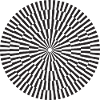 Radiales Pulsmuster