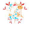 Halloween Skeleton Pumpkin Spooky Roller Sskates