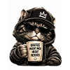 Kaffee Katze Hoodie