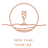 Neujahrsgeschenk – Neujahr. Ich auch.