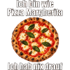 Pizza Margherita – Nix drauf