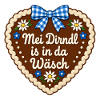 Dirndl in der Wäsch – Lebkuchenherz