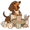 Pottery Dachshund Ceramics
