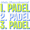 Wunschzettel: Padel, Padel, Padel - Weihnachten