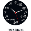 Time Is Relative – Mathe Nerd Uhr