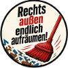 Besen gegen Rechts Aussen! 