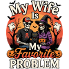 Paar-Skelett-Halloween-Hochzeitshumor
