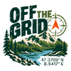 Off The Grid Berglandschaft Kompass