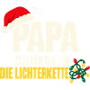 Papa - zuständig für die Lichterkette