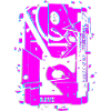 Techno Rave Tape Neon Lautsprecher