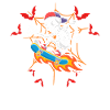 Spooky Skater Skateboard Skeleton