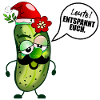 Weihnachten Stress Gurke
