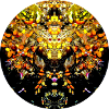 Natur Mandala  Unterwasserflora