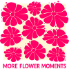 Retro-Blumen-Momente