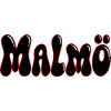 MALMO Glänzendes Schwarzrot