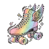 Rollschuh 70s Disco