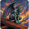 Gargoyle auf Sunset Ridge