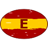 E Retro Emblem Spanien