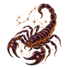 Sternzeichen Skorpion mit Sternenbild