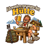 Wanderspruch Hüttenabend Berghütte Hüttengänger