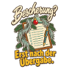Bescherung erst nach der Übergabe
