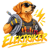 Elektriker Hund Kabelrolle