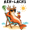 "Reh-Lachs" / Relax - Witziges Wortspiel