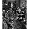 Rentier Selfie Weihnachtsmann Weihnachtsoutfit