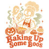 Halloween Skelett Bäcker Backen Geister