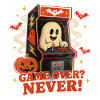 Halloween Gamer Geist Arcade Retro