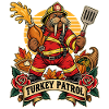 Thanksgiving Truthahn Walross Feuerwehrtrupp