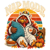 Thanksgiving-Truthahn Nap Mode Eltern