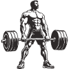 Krafttraining Muskelheld Barbell