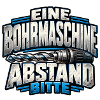 Eine Bohrmaschine – Abstand bitte