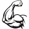 Bizeps Silhouette Gym