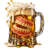 Bier, das lacht.