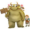 Oger Kobold Monster Freund Abenteuer Vegan