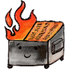 Flaming Toaster Cartoon Cozy Kitchen