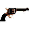 Revolver Pistole Western Icon