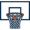 Basketballkorb Brett Logo
