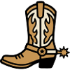 Cowboy Stiefel Sporn Logo