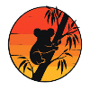 Koala Sonnenuntergang