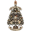 Rockabilly Xmas Skull Engine