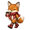 Fox Coffee Weihnachtsschal