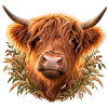 Highland Cattle Portrait 
