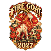 Feuerbock 2027 Retro Chinesisches Tierkreis