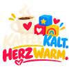 Kaffee Herz Wärme – Bunte Blöcke