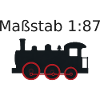 Maßstab 1:87 - Modelleisenbahn H0 Geschenk